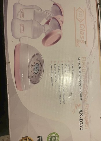Pembe Elektrikli Göğüs Pompası Seti - Görsel 2