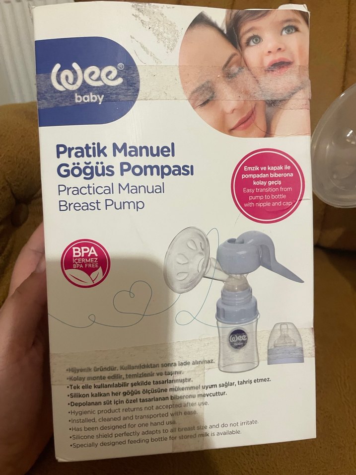 Beyaz Pratik Manuel Göğüs Pompası - Görsel 4