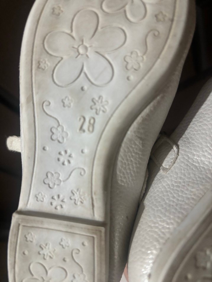 Kız Çocuk Beyaz Fiyonk Detaylı Babet - Görsel 4