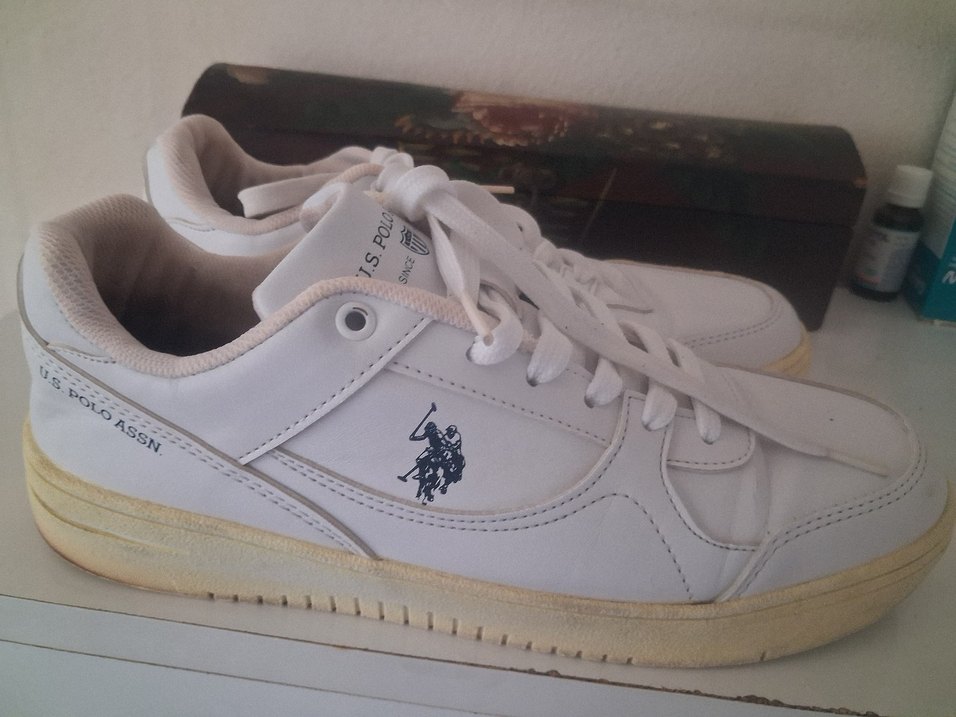 Beyaz U.S. POLO spor ayakkabısı - Görsel 2