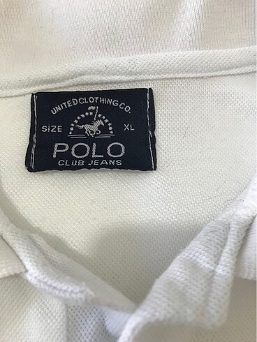 xl Beden beyaz Renk Polo t shirt