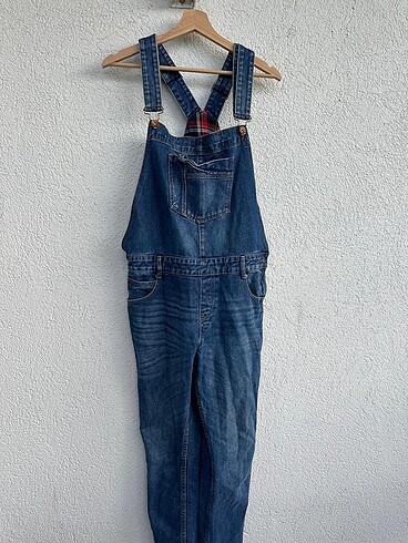 Denim tulum salopet zara