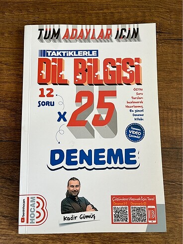 Benim hocam Dil bilgisi deneme