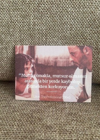 Diğer Leon Filmi Temali Dekoratif Konturplak