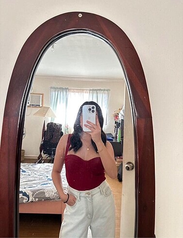 Bordo crop shein