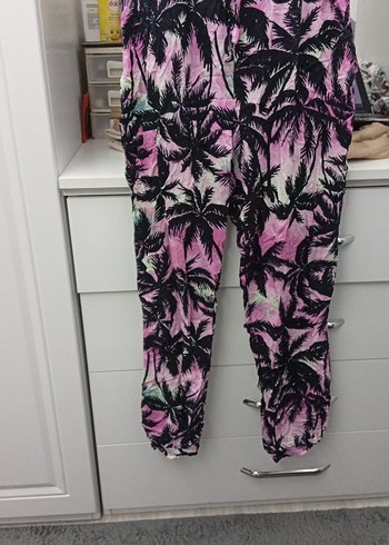 Pembe Batik Desenli Bohem Uzun Tulum - Görsel 2