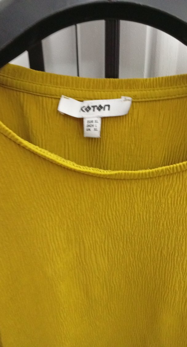 yağ yeşili piliseli Uzun Kollu Kadın Bluz - Görsel 2