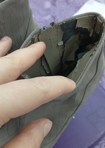 Bej Süet Topuklu Kadın Bot - Görsel 5