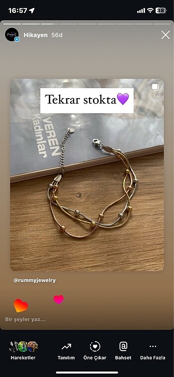 #çelik #bileklik #renkli #dorika
