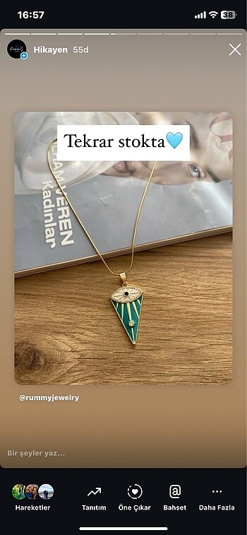 #renkli #çelik #kolye