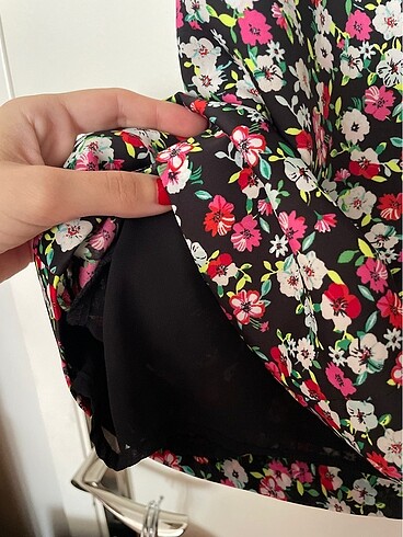 Orijinal H&M astarlı çiçekli elbise - Görsel 7