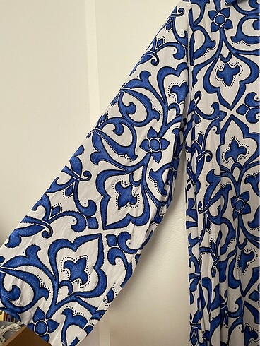 100% pamuk Ceylan marka maxi elbise - Görsel 5