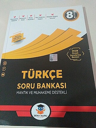 8. Sınıf zeka küpü yayınları türkçe soru bankası 