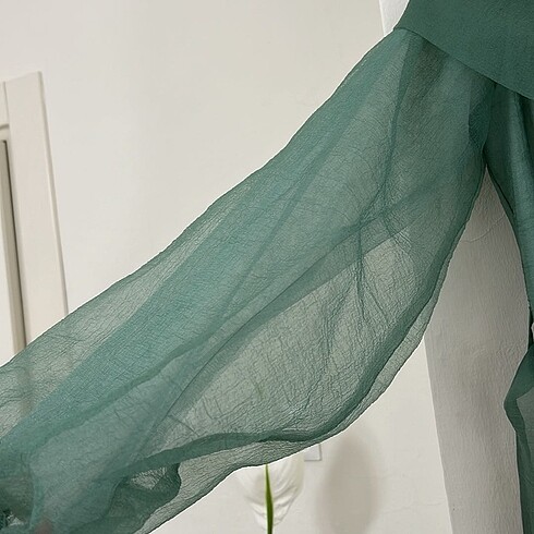 Kayık yaka kloş elbise - Görsel 5