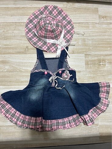 Kız bebek şapkalı elbise - Görsel 2