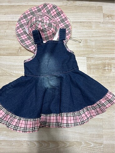 Kız bebek şapkalı elbise - Görsel 8