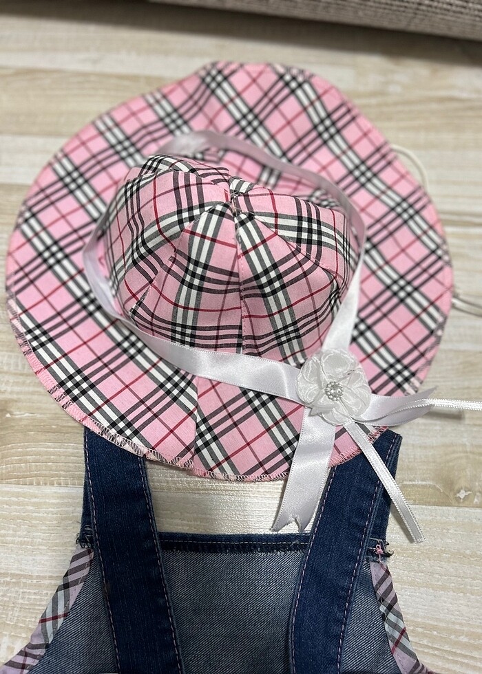 Kız bebek şapkalı elbise - Görsel 4