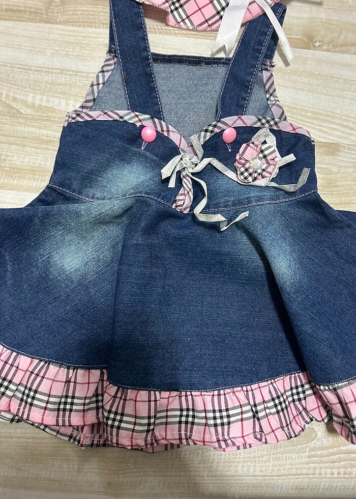 Kız bebek şapkalı elbise - Görsel 5