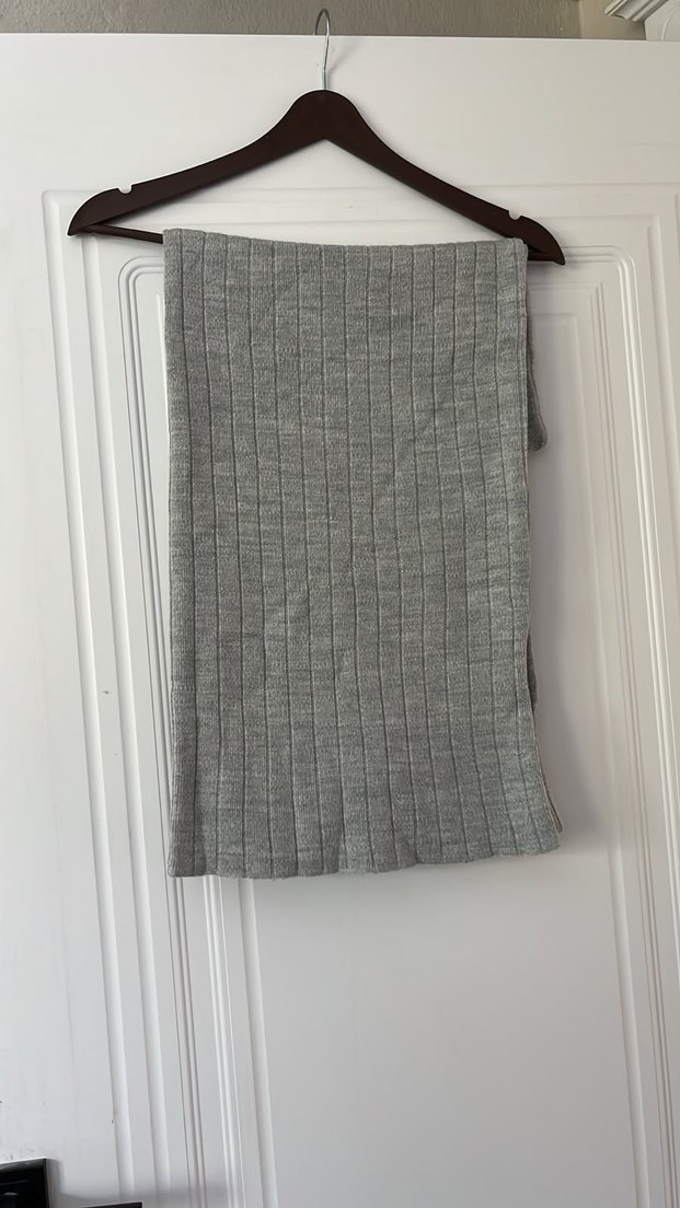 Gri Fitilli Triko Pantolon — görsel 2/3