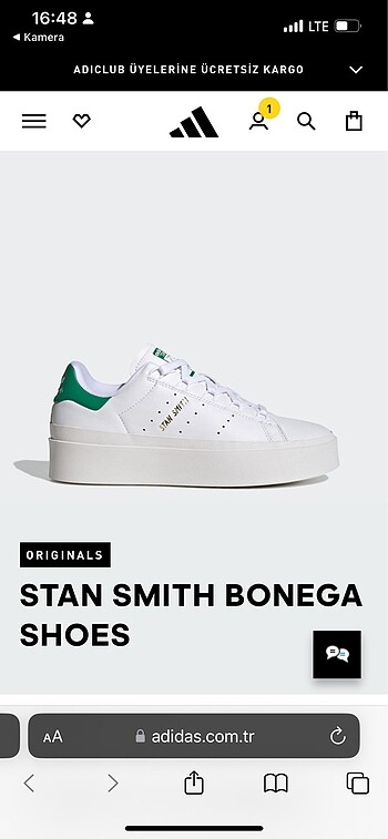 37 Beden Adidas Stan Smith Bonega