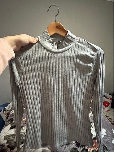 xl Beden gri Renk Balıkçı yaka body kazak