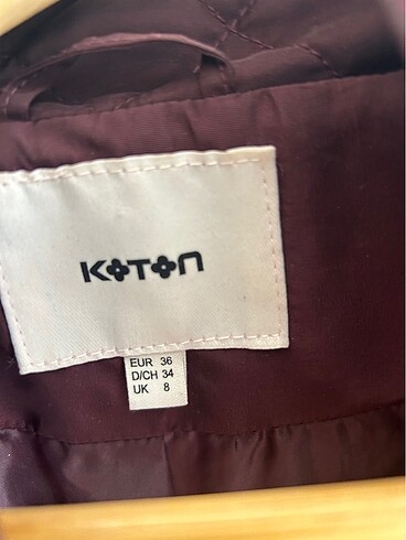 36 Beden bordo Renk Koton ince mont