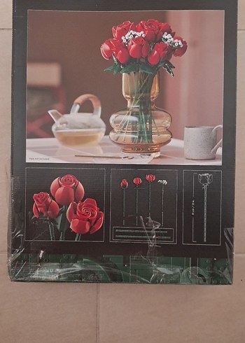 Kırmızı Lego Gül Buketi