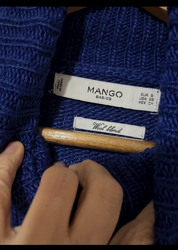 Kadın Lacivert Triko Boğazlı Kazak - Görsel 5