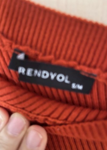 Kırmızı Triko Midi Kadın Elbise - Görsel 2