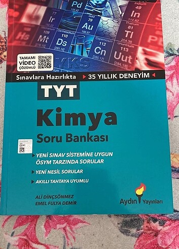Aydın yayınları tyt kimya soru bankası