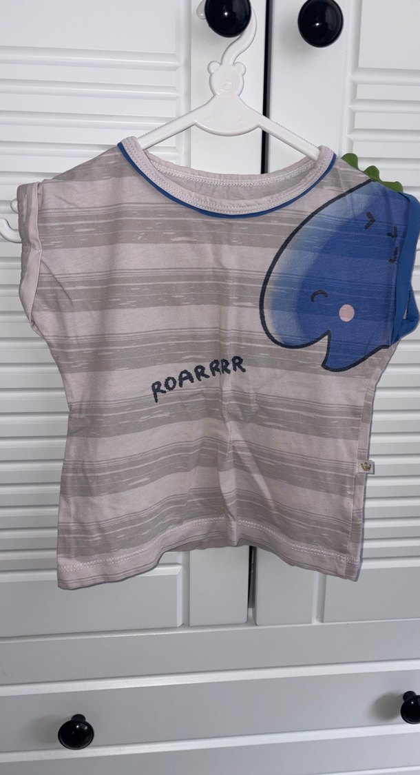 Gri Baskılı Çocuk tişört - Görsel 2