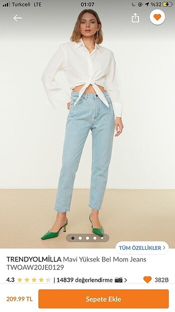 Pantolon jeans