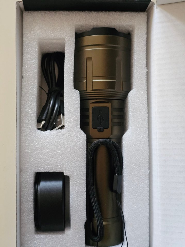 USB Şarjlı El Feneri Seti - Görsel 2