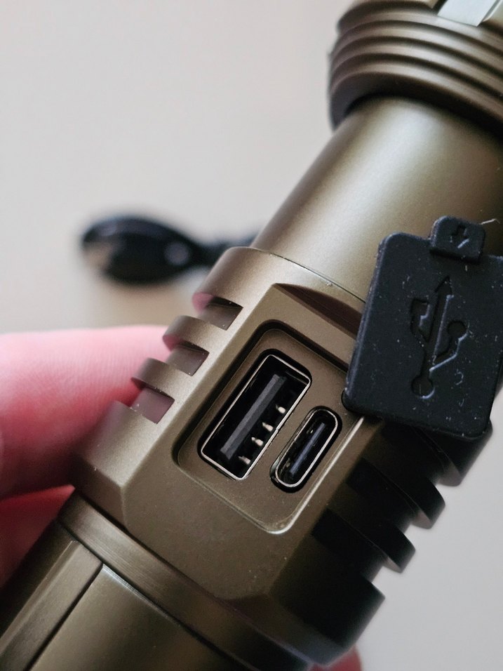 USB Şarjlı El Feneri Seti - Görsel 4