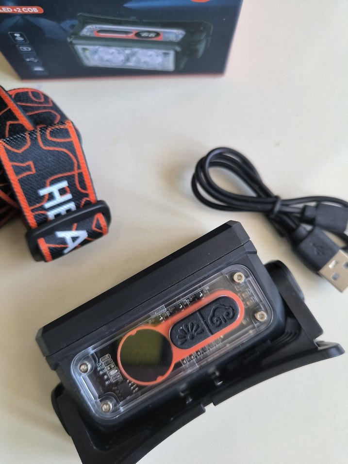 Sensörlü Siyah Renkli Kafa Lambası - Görsel 3