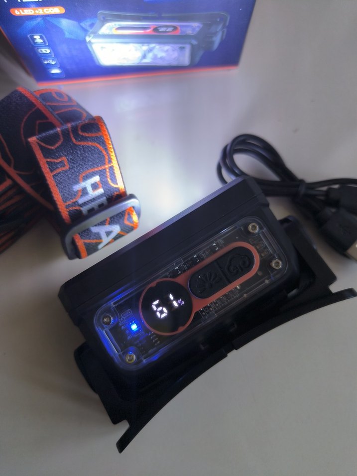 Sensörlü Siyah Renkli Kafa Lambası - Görsel 4