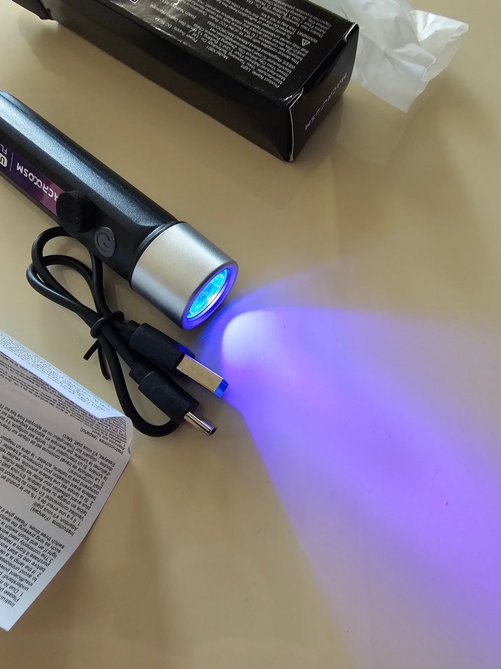 UV morötesi LED fener - Görsel 3