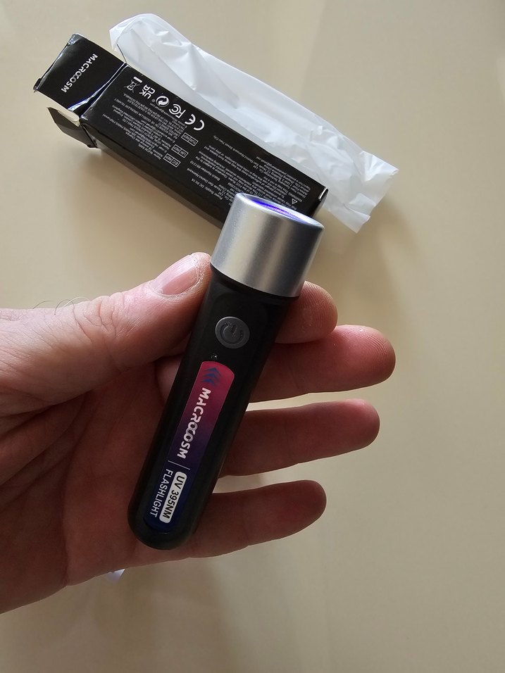 UV morötesi LED fener - Görsel 4