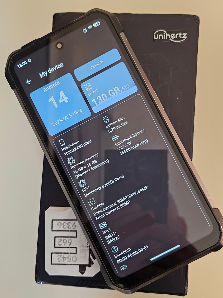 unihertz tank 3s 32/512 - Görsel 3