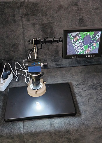 profesyonel dijital mikroskop ekranlı - Görsel 4