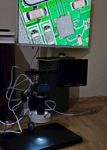 profesyonel dijital mikroskop ekranlı - Görsel 3