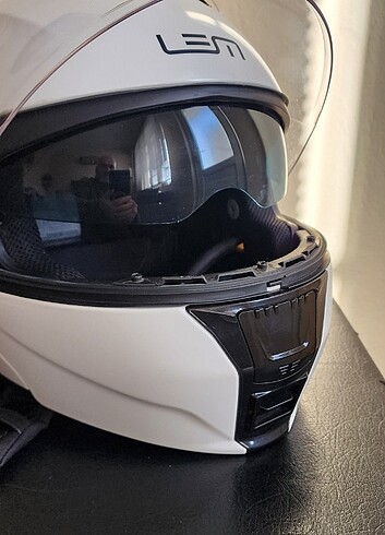 Lemfo lem xl çene açılır kask  - Görsel 15