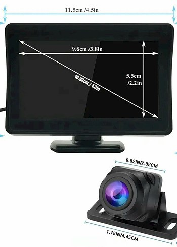 Multimedya Araç Kamerası ve Monitör Seti - Görsel 4