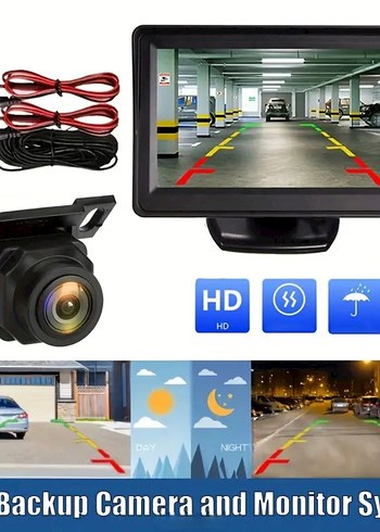 Multimedya Araç Kamerası ve Monitör Seti - Görsel 3