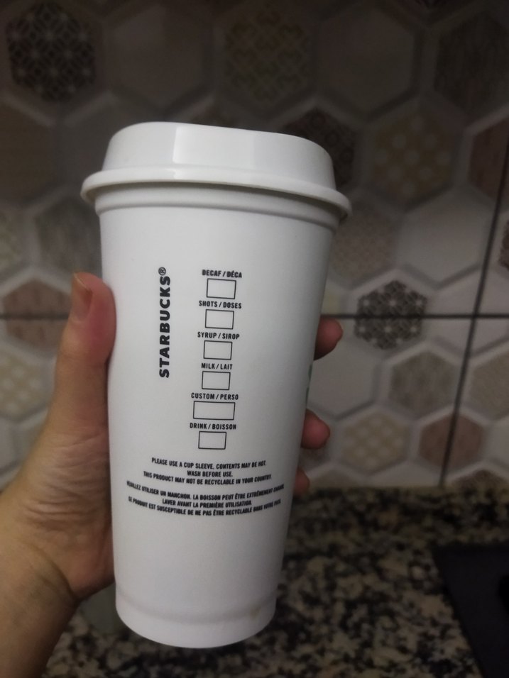 Starbucks Pastel Desenli Seyahat Kupası - Görsel 3