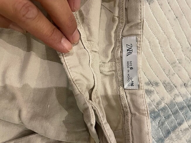 6 Yaş Beden Zara çocuk şortetek