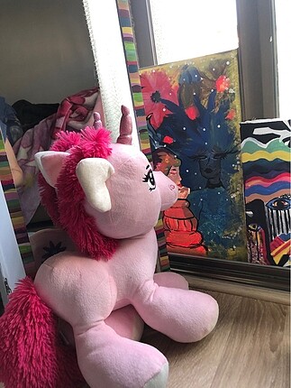 Dev Peluş Unicorn 60cm
