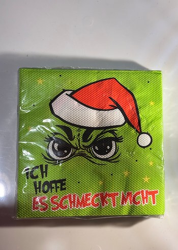  Grinch Temalı peçete