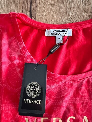 xl Beden pembe Renk Versace ihraç fazlası