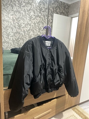 siyah bomber ceket